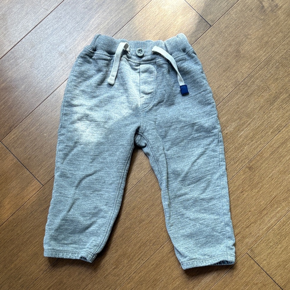 Baby gap grey cotton jogger pants